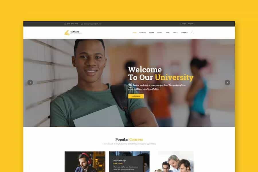 EDUMAX : EDUCATION & COURSES HTML TEMPLATE